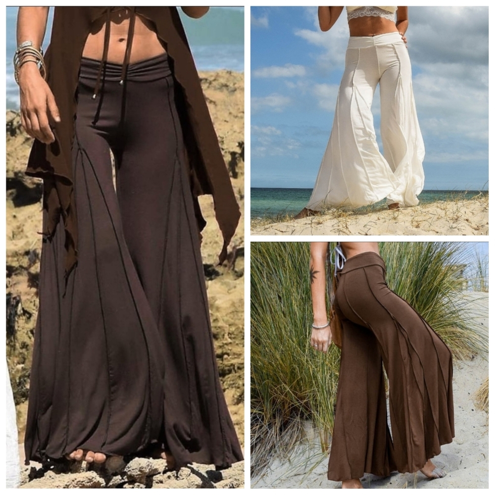Naneik Flowerchild Wide Leg  Festival Pants M/L